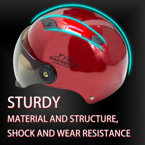 Shengsite Adult Bike Helmet, Mountain Bike And Road Bike Helmets, Men'S And Women'S Helmets With Removable Goggles For Commuting And City Bikes.