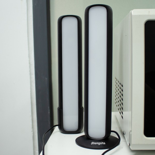 Shengsite Line Speakers, Big Audio And Powerful Bass, Speakers With LED Lights, Speaks for Home, Outdoor And Travel